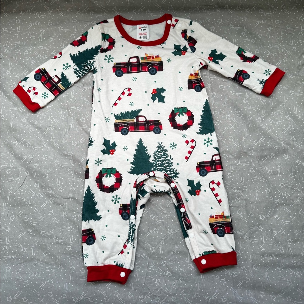 Christmas onesie 3-6 month